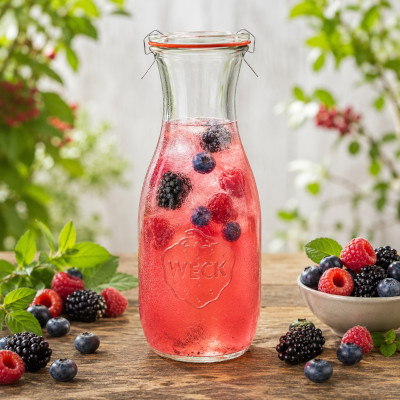 beerenlimonade im WECKglas Rezepte mit Weck und Twist-Off Gläsern 1