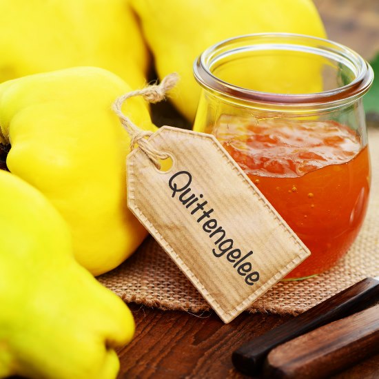 Quittengelee im WECK-Glas