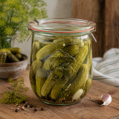 Gewuerzgurken im WECK Glas Rezepte mit Weck und Twist-Off Gläsern 7